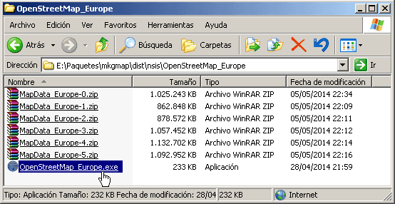 Uncompressed files Windows