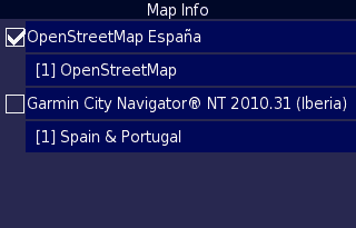 Enabling map on nüvi