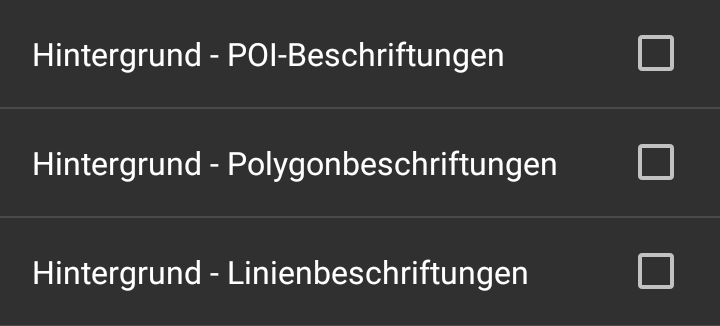 Garmin-maps-Einstellungen in OruxMaps